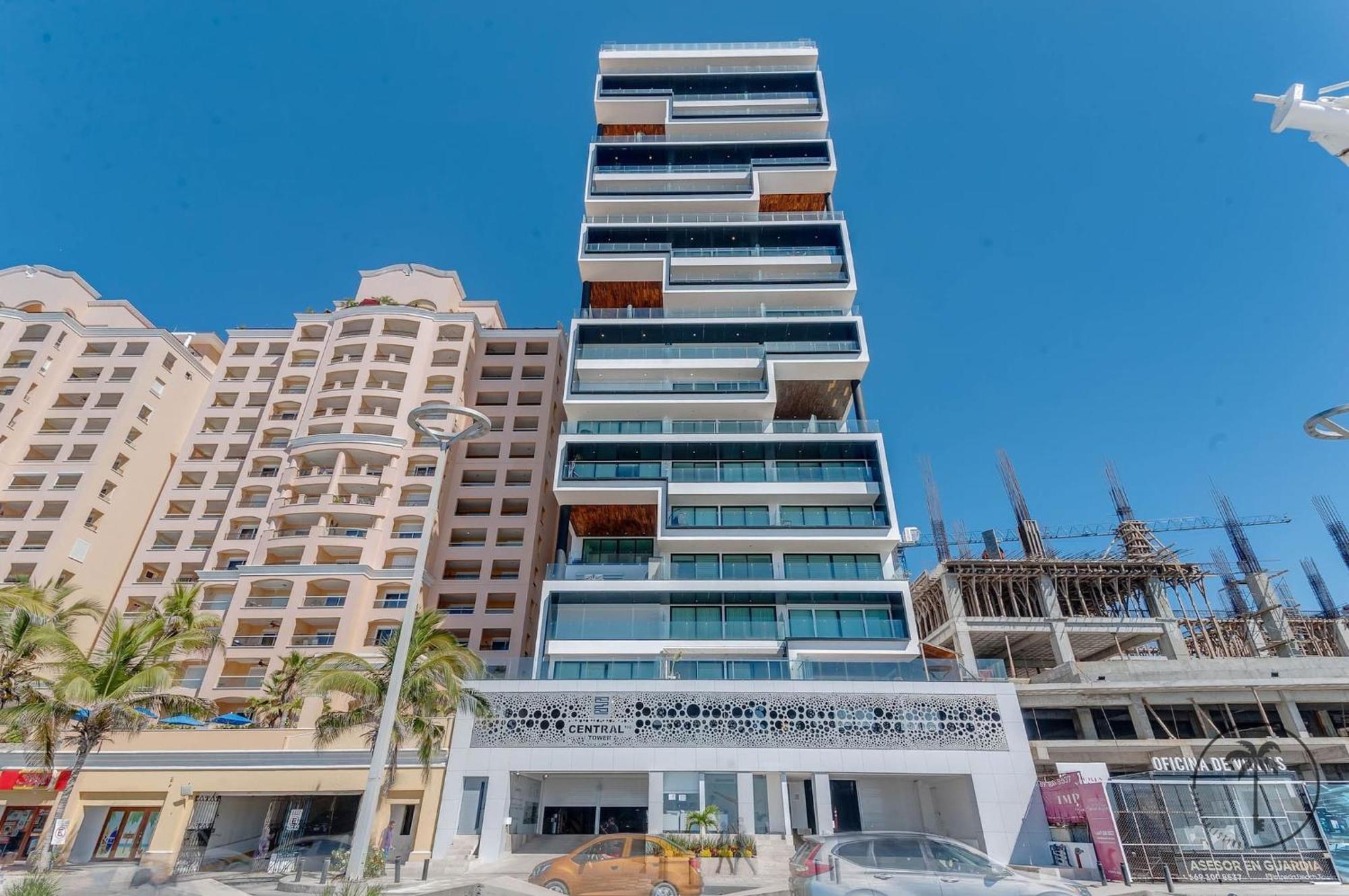 마사틀란 Terraza Con Vista Al Mar Y A Atardeceres 아파트 외부 사진